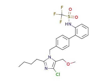 Methanesulfonamide,
N-[4'-[[2-butyl-4-chloro-5-(methoxymethyl)-1H-imidazol-1-yl]methyl][1,1'-
biphenyl]-2-yl]-1,1,1-trifluoro-