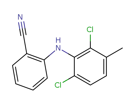 2-(2,6-dichloro-3-methylanilino)benzonitrile