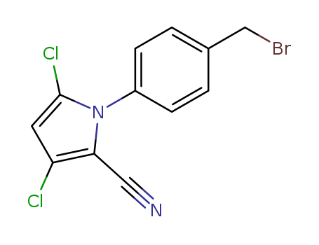 1-(4-(Bromomethyl)phenyl)-3,5-dichloro-1H-pyrrole-2-carbonitrile