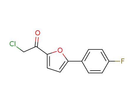 Molecular Structure of 169759-72-2 (1-[5-(4-fluorophenyl)-2-furanyl]-2-chloroethanone)