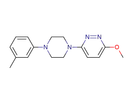 3-Methoxy-6-[4-(3-methylphenyl)-1-piperazinyl]pyridazine