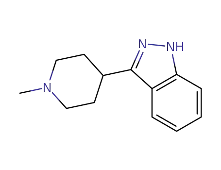 Molecular Structure of 98294-53-2 (3-(1-Methyl-piperidin-4-yl)-1H-indazole)
