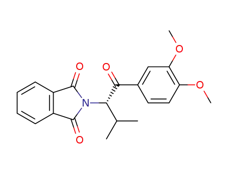 1H-Isoindole-1,3(2H)-dione,
2-[1-(3,4-dimethoxybenzoyl)-2-methylpropyl]-, (S)-