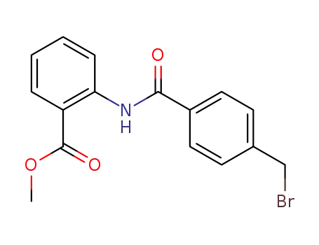 Benzoic acid, 2-[[4-(bromomethyl)benzoyl]amino]-, methyl ester