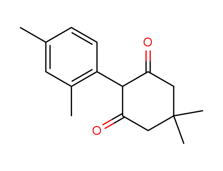 Molecular Structure of 68427-46-3 (1,3-Cyclohexanedione, 2-(2,4-dimethylphenyl)-5,5-dimethyl-)