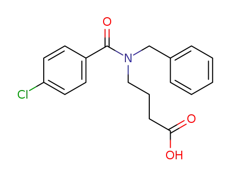 N-(p-chlorobenzoyl)-4-benzylaminobutyric acid