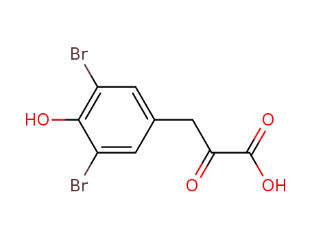 3,5-Dibromo-4-hydroxyphenylpyruvic acid