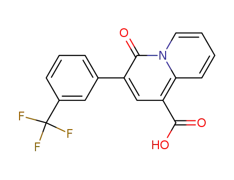 4H-Quinolizine-1-carboxylic acid, 4-oxo-3-[3-(trifluoromethyl)phenyl]-