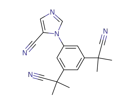 2,2'-[5-(5-cyanoimidazol-1-yl)-1,3-phenylene]di(2-methylpropiononitrile)