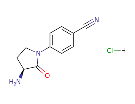 4-[(S)-3-아미노-2-옥소피롤리딘-1-일)벤조니트릴염산염
