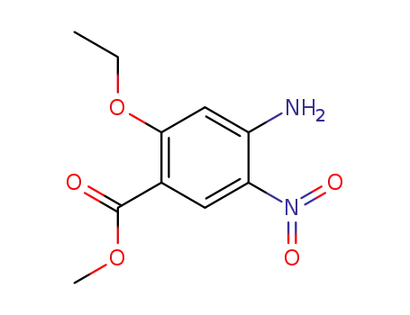 Molecular Structure of 86718-17-4 (4-AMino-2-ethoxy-5-nitrobenzoic Acid Methyl Ester)