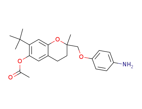 6-acetoxy-2-(4-aminophenoxymethyl)-7-t-butyl-2-methylchroman