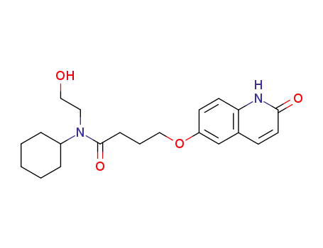 Butanamide,
N-cyclohexyl-4-[(1,2-dihydro-2-oxo-6-quinolinyl)oxy]-N-(2-hydroxyethyl)-