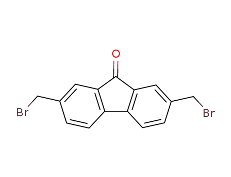 Molecular Structure of 61765-35-3 (9H-Fluoren-9-one, 2,7-bis(bromomethyl)-)