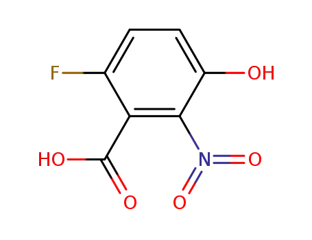 벤조산, 6-플루오로-3-히드록시-2-니트로-(9CI)
