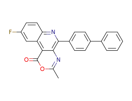 5-[1,1'-biphenyl]-4-yl-9-fluoro-3-methyl-1H-[1,3]oxazino[4,5-c]quinolin-1-one