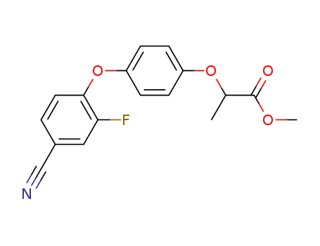 R-Methyl 2-(4-(2'-fluoro-4'-cyanophenoxy)phenoxy)propionate