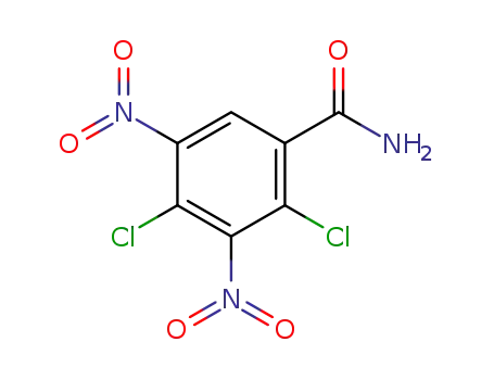 Molecular Structure of 13550-88-4 (2,4-DICHLORO-3,5-DINITROBENZAMIDE)