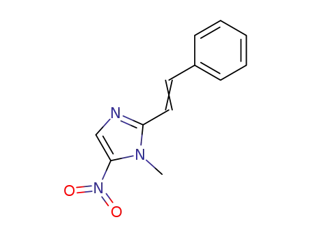 Molecular Structure of 4750-56-5 (1-methyl-5-nitro-2-(2-phenylethenyl)imidazole)
