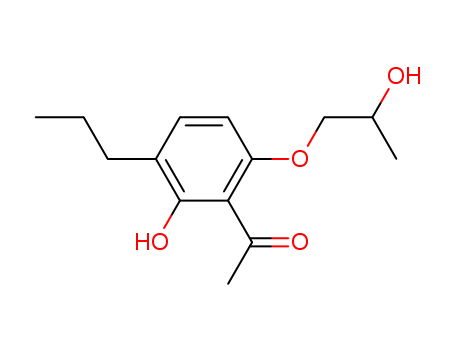 1-[2-HYDROXY-6-(2-HYDROXYPROPOXY)-3-PROPYLPHENYL]ETHAN-1-ONE