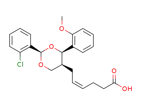 4(Z)-6-(2-chlorophenyl-4-o-methoxyphenyl-1,3-dioxan-cis-5-yl) hexenoic acid