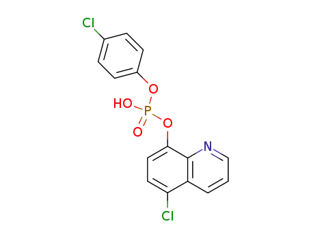 4-CHLOROPHENYL-5-CHLORO-8-QUINOLINYL HYDROGEN PHOSPHATE