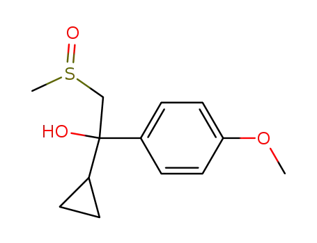 Benzenemethanol, a-cyclopropyl-4-methoxy-a-[(methylsulfinyl)methyl]-