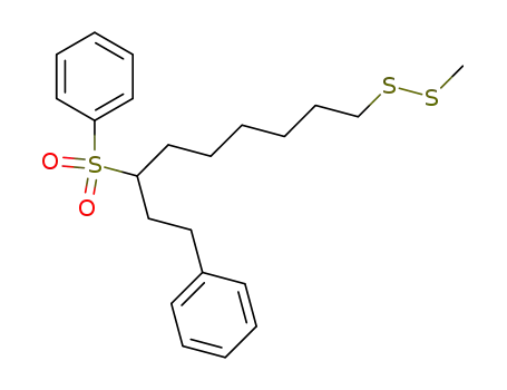9-phenyl-7-(phenylsulfonyl)nonanyl methyl disulfide