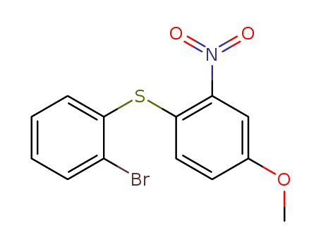 (2-bromophenyl)(4-methoxy-2-nitrophenyl)sulfane