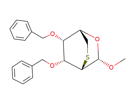 (1S,3S,4S,7R,8R)-7,8-Bis-benzyloxy-3-methoxy-2-oxa-5-thia-bicyclo[2.2.2]octane