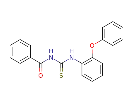 Molecular Structure of 76839-52-6 (N-BENZOYL-N'-(2-PHENOXYPHENYL)THIOUREA)