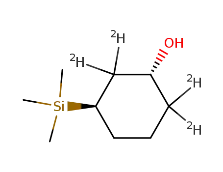 trans-3-(trimethylsilyl)cyclohexanol-2,2,6,6-d<sub>4</sub>