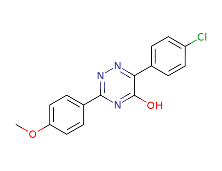 6-(4-chlorophenyl)-3-(4-methoxyphenyl)-2H-1,2,4-triazin-5-one cas  80403-38-9