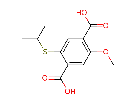 2-Isopropylsulfanyl-5-methoxy-terephthalic acid