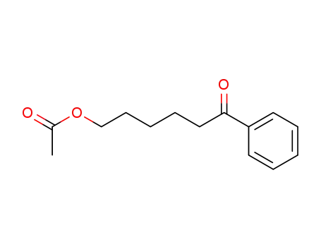 Molecular Structure of 139527-07-4 (1-Hexanone, 6-(acetyloxy)-1-phenyl-)