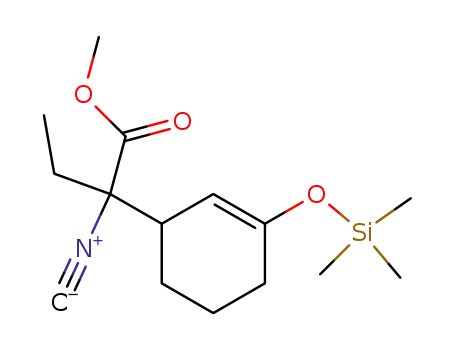 2-Isocyano-2-(3-trimethylsilanyloxy-cyclohex-2-enyl)-butyric acid methyl ester