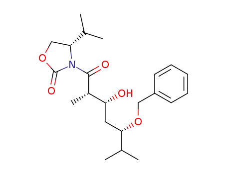 (S)-3-((2S,3R,5S)-5-Benzyloxy-3-hydroxy-2,6-dimethyl-heptanoyl)-4-isopropyl-oxazolidin-2-one
