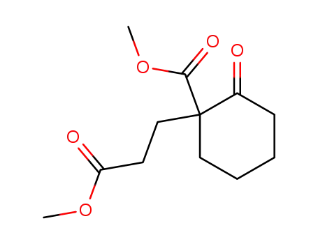 Cyclohexanepropanoic acid, 1-(methoxycarbonyl)-2-oxo-, methyl ester