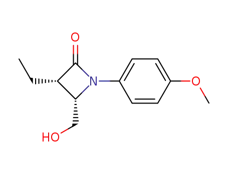 cis-3-Ethyl-4-(hydroxymethyl)-1-(4-methoxyphenyl)azetidin-2-one