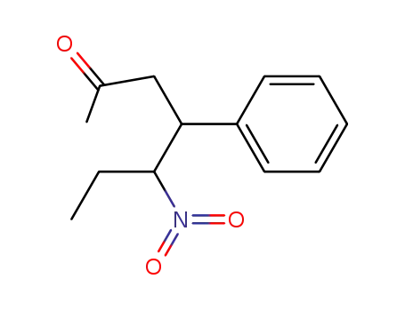 Molecular Structure of 80460-03-3 (2-Heptanone, 5-nitro-4-phenyl-)