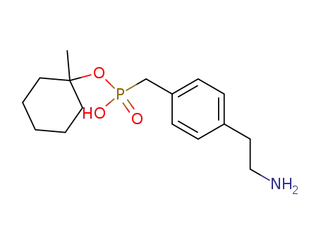 Phosphonic acid, [[4-(2-aminoethyl)phenyl]methyl]-,
mono(1-methylcyclohexyl) ester