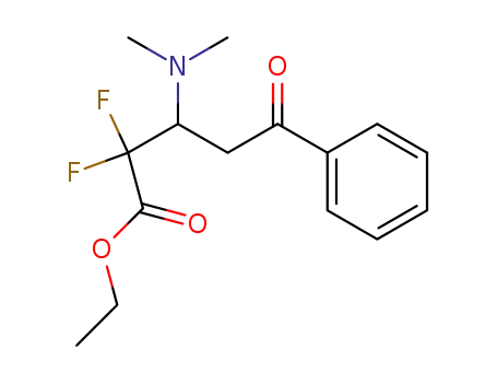 3-Dimethylamino-2,2-difluoro-5-oxo-5-phenyl-pentanoic acid ethyl ester