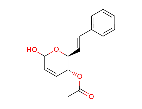 (5R,6S)-5-Acetoxy-6-<(E)-styryl>-5,6-dihydro-2H-pyran-2-ol
