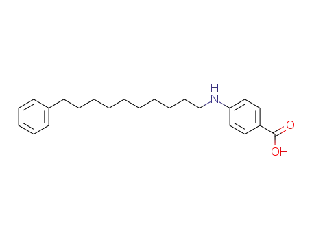 4-[(10-Phenyldecyl)amino]benzoic acid