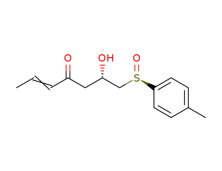 (E)-(S)-6-Hydroxy-7-((R)-toluene-4-sulfinyl)-hept-2-en-4-one