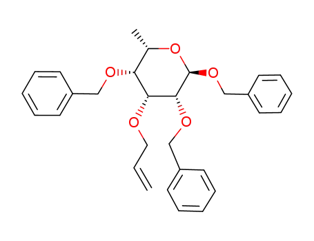 benzyl 3-O-allyl-2,4-di-O-benzyl-6-deoxy-α-L-talopyranoside