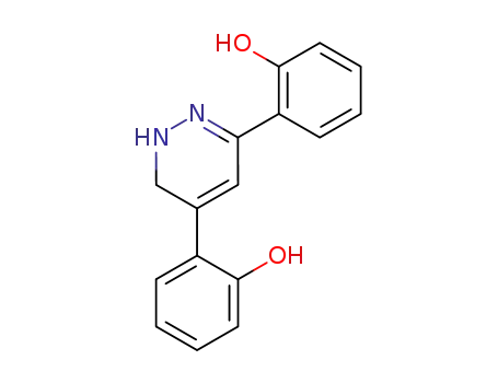 Molecular Structure of 122763-53-5 (3,5-bis(2-hydroxyphenyl)-1,6-dihydropyridazine)