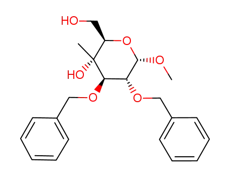 methyl 2,3-di-O-benzyl-4-C-methyl-α-D-glucopyranoside
