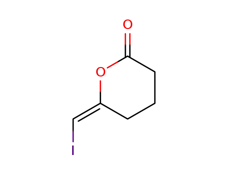 6(E)-iodomethylidenetetrahydro-2-pyrone