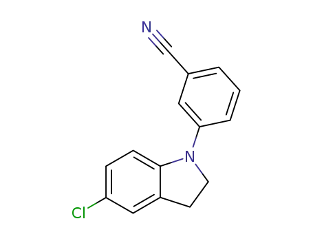 Benzonitrile, 3-(5-chloro-2,3-dihydro-1H-indol-1-yl)-